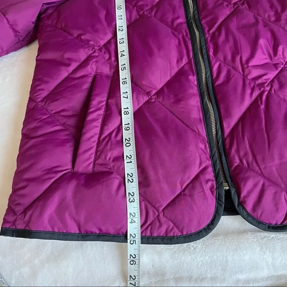 Lands End magenta zip up puffer quilted like jacket
Nwt 
Size S - Picture 3 of 9